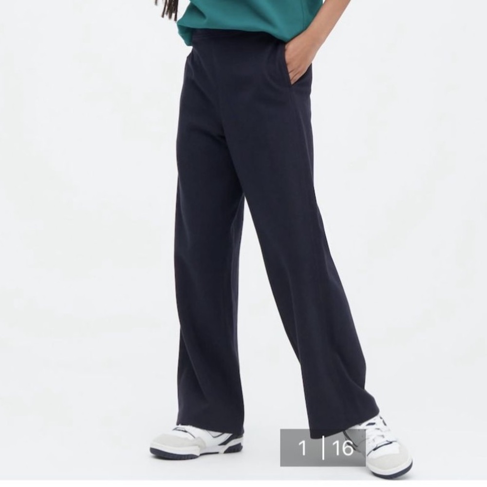 Uniqlo Brushed Jersey Navy Pants